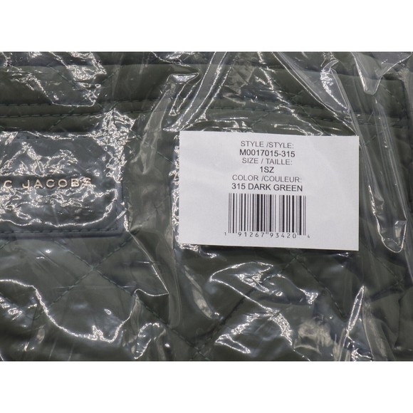 Marc Jacobs Quilted Nylon Small Weekender Travel Bag Dark Green New JL02… - Picture 14 of 15